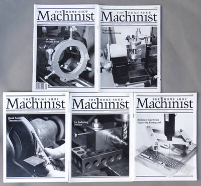 The Home Shop Machinist Magazine LOT 5 Issues 1990 Metal Work Metalworking