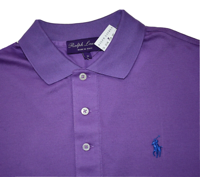 NEW RALPH LAUREN COLLECTION Purple Label 100% COTTON Short