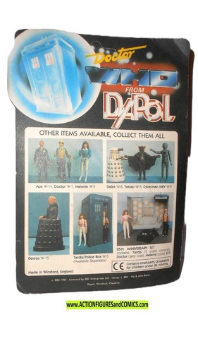 Doctor Who Dapol Vintage DALEK 1987 Rot Gold Actionfiguren Dr komplett - Bild 3 von 4