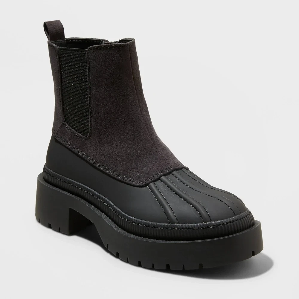 Universal thread black boots sale