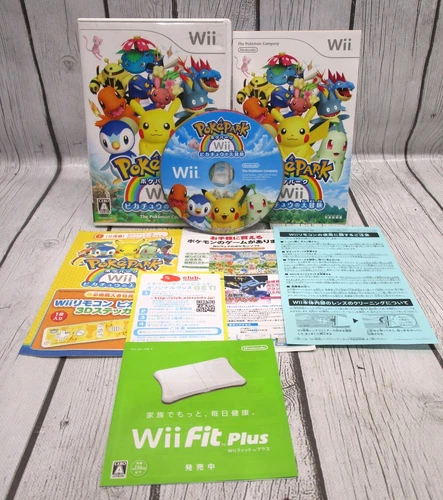 Pokemon Pokepark Wii Pikachu’s Adventure Nintendo Wii Japan Import CIB w/inserts