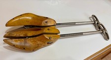 Set of 2 Vintage Patented George Belcher Stoughton Wooden Shoe Stretcher Size 3