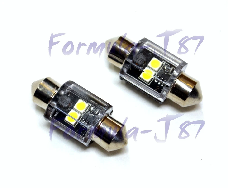 Luz LED Canbus Libre de Errores DE3175 5W Blanco 6000K Dos Bombillas Interior Domo Lámpara OE Foto 4 de 4