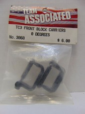 Team Associated #3868 TC3 0 Degrees Front Block Carriers Made in USA NIB