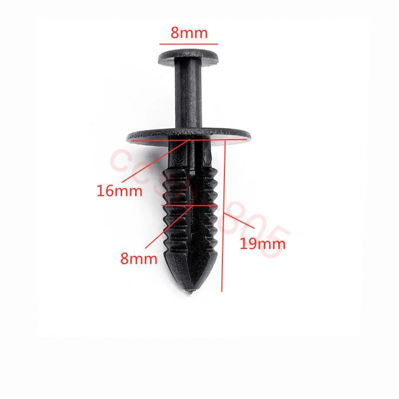 10 piezas clips de retención de molduras de panel de guardabarros para parachoques de automóvil para Mercedes-Benz Foto 2 de 4