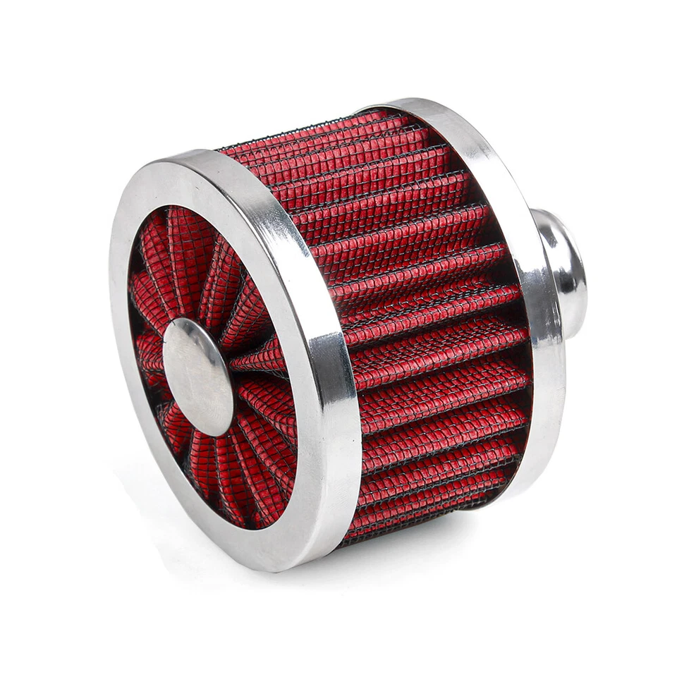 Filtro de ventilación de empuje de 1" para cubierta de válvula rojo respirador de flujo adicional de 1" Foto 4 de 4