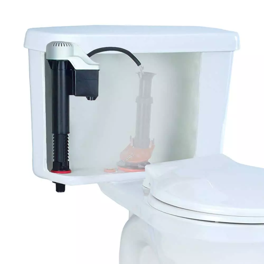Toilet slow outlet to fill