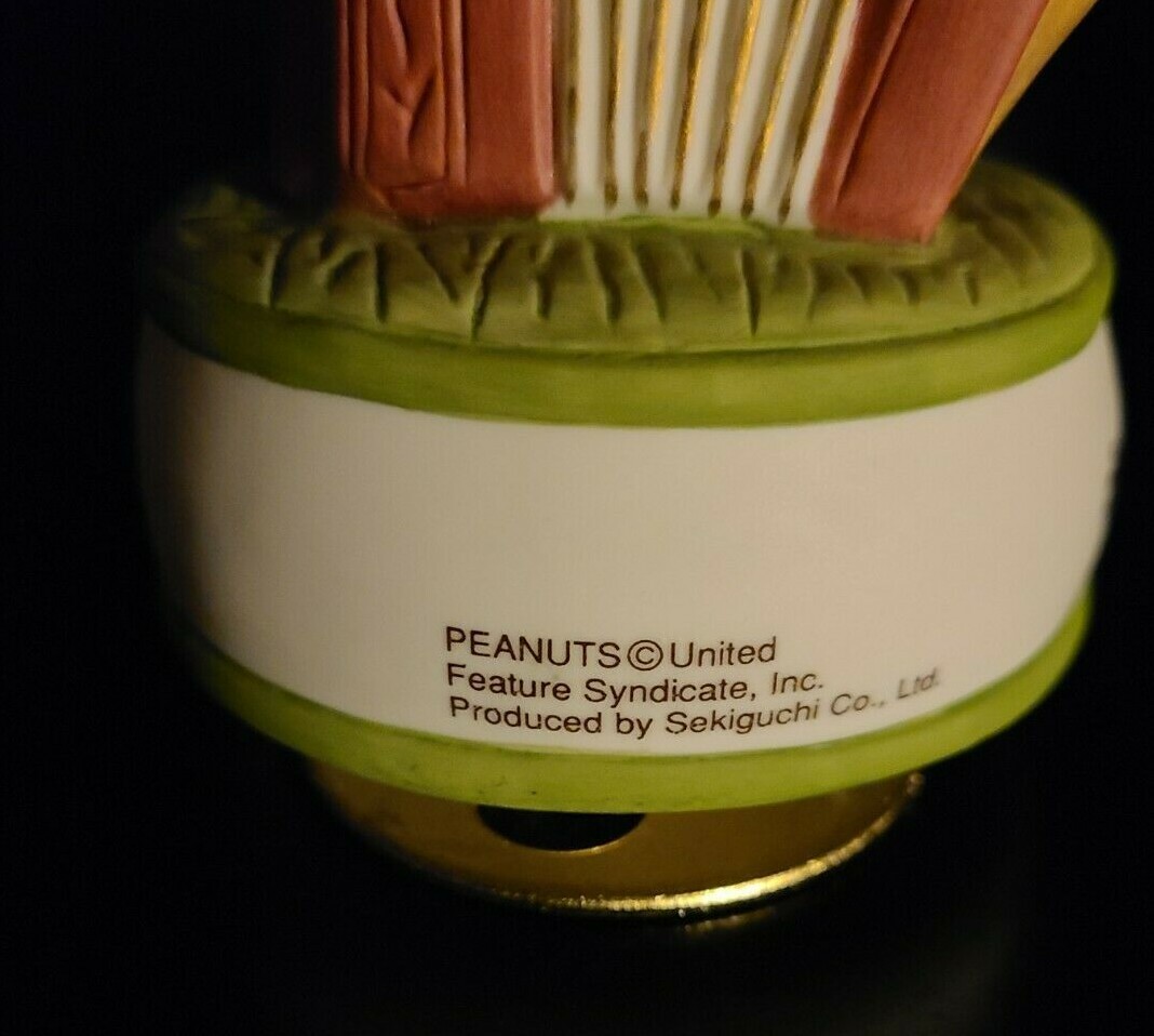 Vintage 1997 Sekiguchi PEANUTS Snoopy Music Figure Accordion (RARE