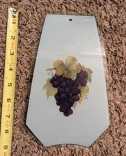 OK Lighting Lamp Glass Light Panel Replacement Pane Vintage Grapes Vines Wine
