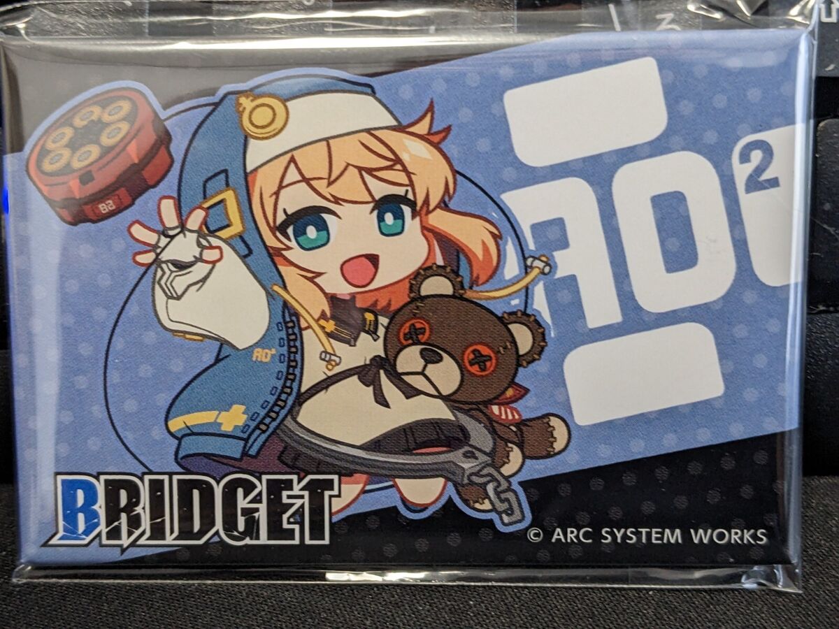 Guilty Gear Strive Official Birthday Kuji Bridget Square Can Badge