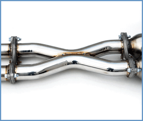 Invidia for 07+ Infiniti G37 Coupe Gemini Rolled Stainless Steel Tip Cat-back - Picture 3 of 5