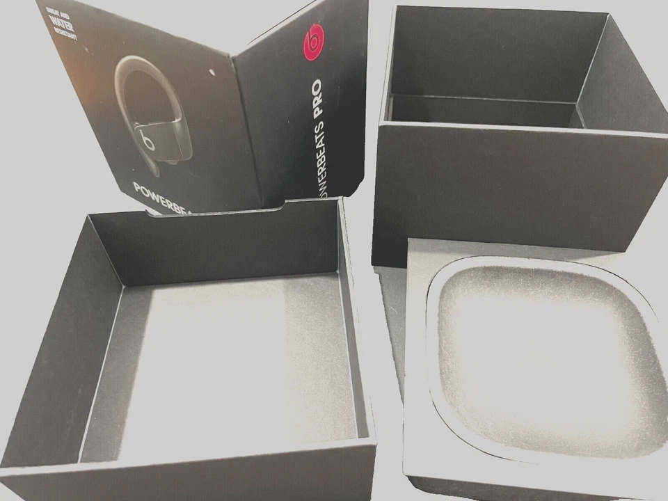 Beats by Dr. Dre Powerbeats Pro, EMPTY BOX ONLY BLACK Color - Excellent Open Box - Image 2 of 2