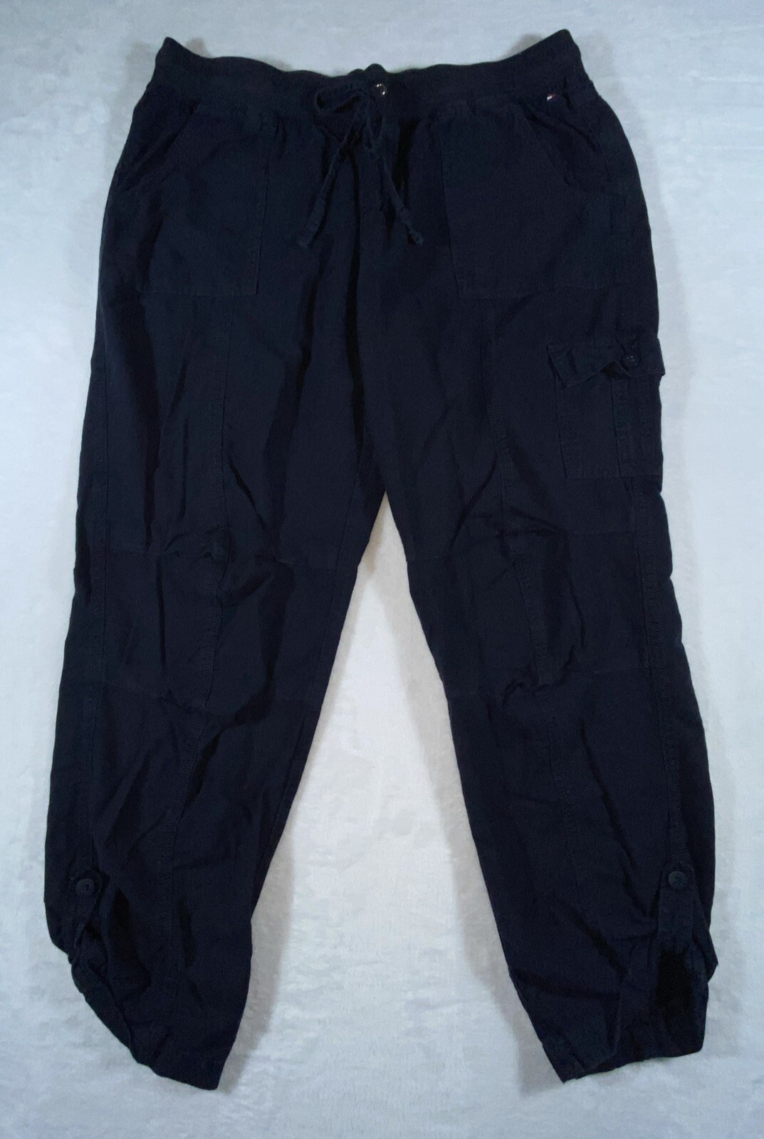 Tommy Hilfiger Joggers M Essential Casual Stretchy Cargo Sweatpant Drawstring