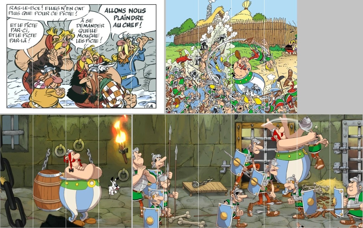 Lot BDA24 De 20 Marque-pages Et 4 Mini-puzzles – Illustrations Astérix – Neuf