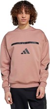 adidas Z.N.E. Crew Sweatshirt Loose Fit Three-Layer Warm Clay LT JC7926