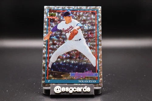 2026 Topps Series 1 Baseball - #T91-97 Nolan Ryan Cracked Foil 1991 Topps