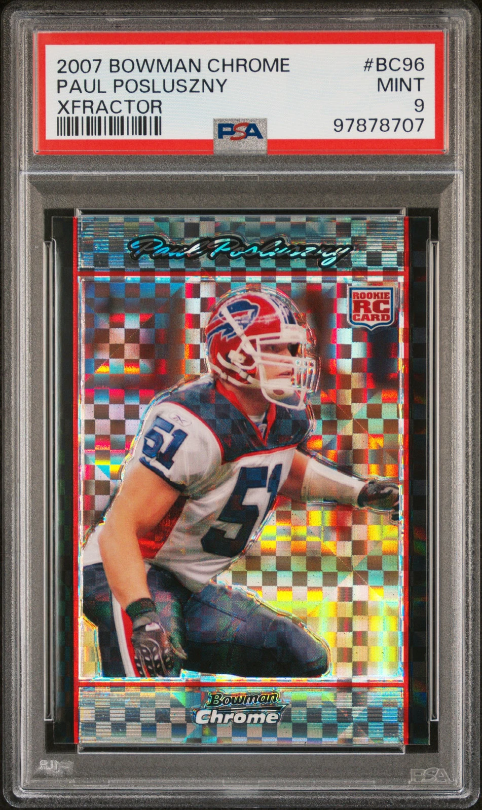 Paul Posluszny Bowman Chrome #BC96 Xfractor