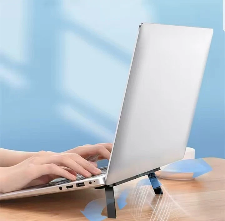 3Pcs Portable Laptop MacBook Stand Riser Adjustable Foldable Notebook Riser - Image 2 of 4