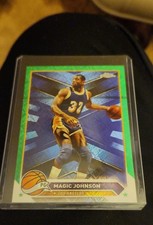 2023-24 Topps Chrome - Magic Johnson #97 Green Topps Refractor