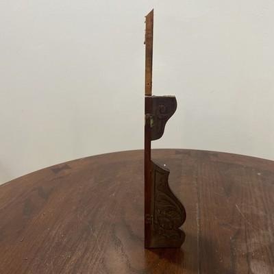 Antique Ginger Bread Case Right Side Piece w Hinges 15 