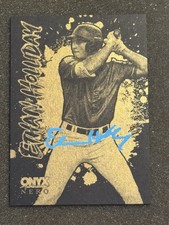 Ethan Holliday 2024 Onyx Authenticated Nero Vintage Prospect Auto /16 Rookie