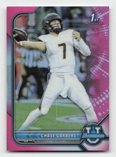 2021-22 Bowman University #51 Chase Garbers Chrome Pink