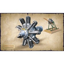 Roden ROD621 Gnome Monosoupape 100 h.p. 1:32 Model Kit
