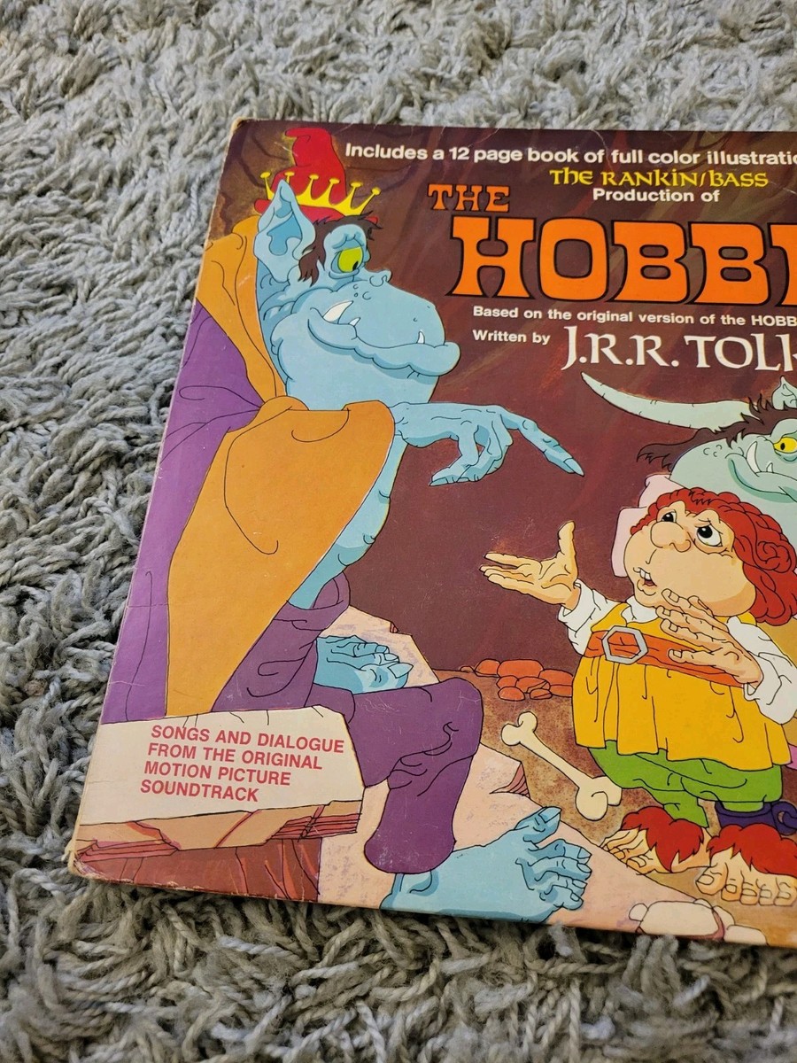 Disneyland The Hobbit Original LP Soundtrack & Book 1977 3819