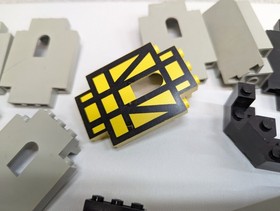 Lego Castle Lot Bundle Knights Knights Flags Parts 6080 6081 6074 6073