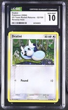 Pokemon Dratini 52/109 Reverse Holo EX Team Rocket Returns - CGC 10 on eBay