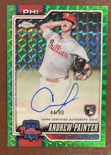 Andrew Painter Chrome 2026 Green /99 Auto