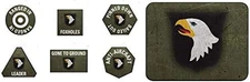 Battlefront Flames of War American 101st Airborne Tokens Objective Markers US909
