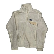 Patagonia Fleece - Small Cream Polyester