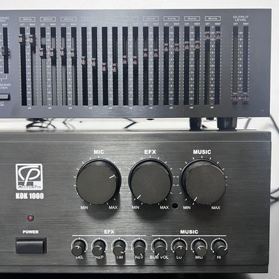Classic Pro KOK1000 YaMaHa GE-60 イコライザー Classic Pro KOK-1000 Amplifier + YAMAHA GE-60 Graphic Equalizer