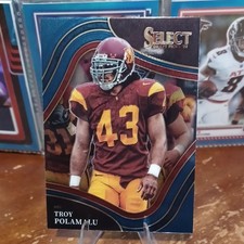 Panini Select Draft Picks Field Level #159 Troy Polamalu USC Trojans Football