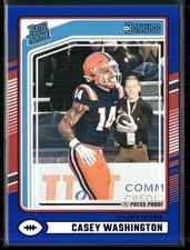 2024 Donruss #392 Casey Washington Press Proof Blue