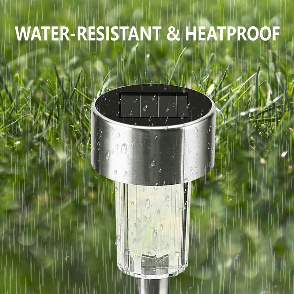 White Morning Stainless Steel Landscape Lighting for Outside Garden Sidewalk ... - Image 4 of 4