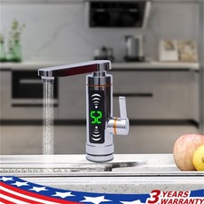 3000W Electric Hot Water Heater Faucet Tankless Instant Kitchen Bathroom Tap