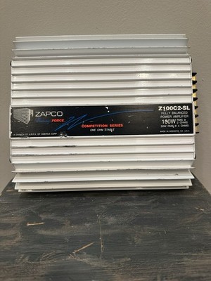 Zapco Z100c2-SL Fully Balanced Competition Amplifier Untested Parts Or Repair