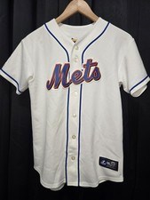 Majestic MLB New York Mets Jersey 5 Wright Youth Medium