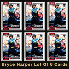 Bryce Harper 2026 TOPPS SERIES 1 BASE 6 CARD LOT #250 PHILADELPHIA PHILLIES