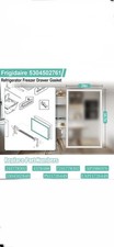 New 5304502761 Refrigerator Freezer Door Seal Gasket White for Frigidaire