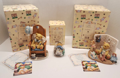 Cherrished Teddies Club LOT of 3 Amelia, Mary Jane, Lloyd   1997-1998        L4