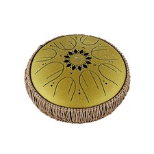 Meinl Sonic Energy Mostd3g Medium Octave Steel Tongue Drum Gold C Dur