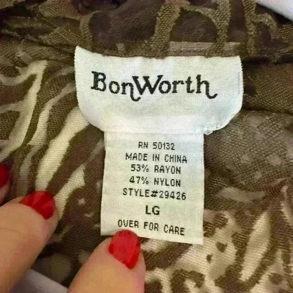 VTG Womens L Mocha Sheer Floral Blouse Button Down Top Fairy Grunge Whimsigoth - Image 3 of 4