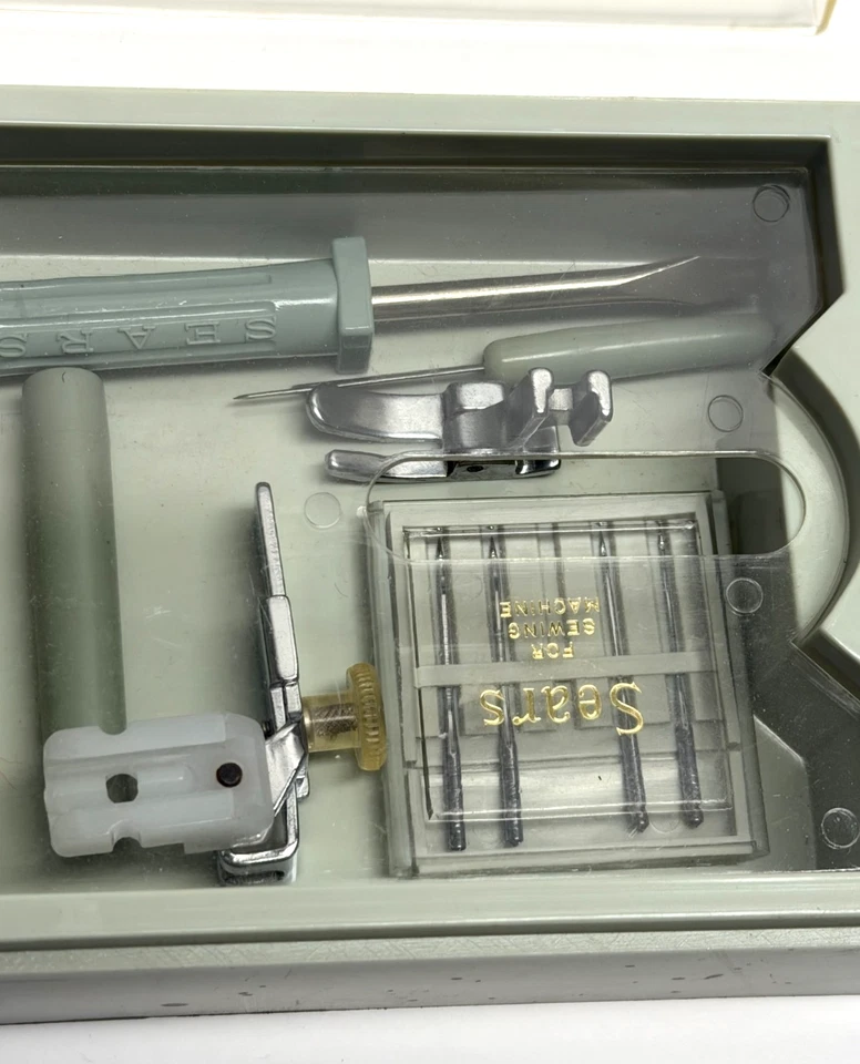 Vtg Kenmore Sears Button Hole Attachment Sewing Machine Accessories Kit - Image 3 of 4
