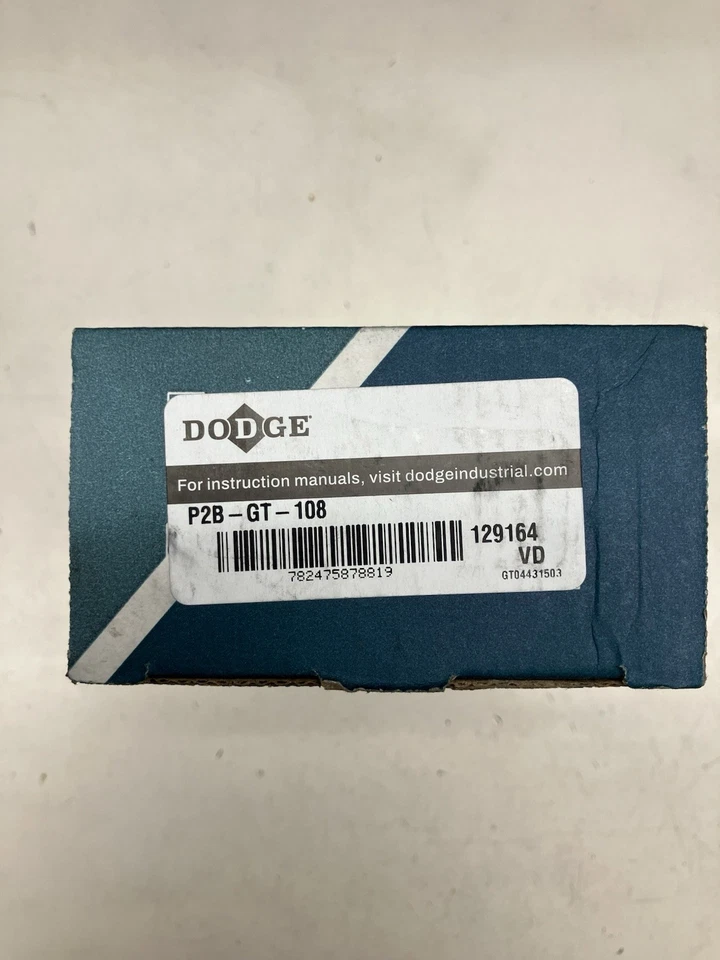 Rolamento de bloco de travesseiros Dodge 1 1/2" furo P2B-GT-108 129164 VD novo na caixa P2BGT108 - Imagem 2 de 4