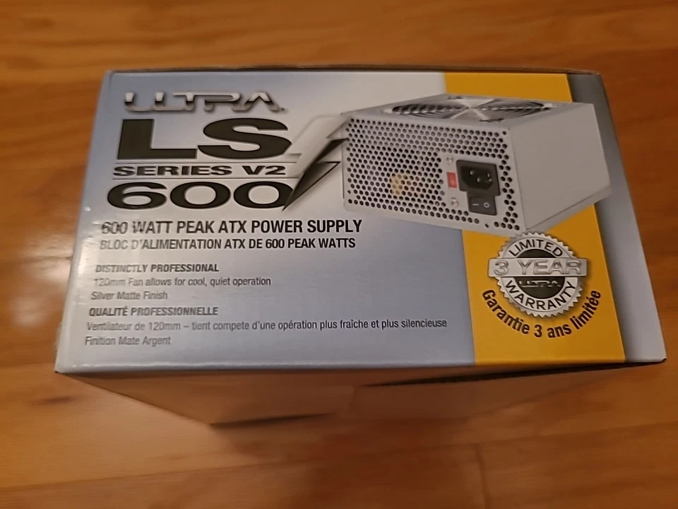Ultra LS-600 600 Watt Power Supply Ultra Silent Series V2 - Image 4 of 4