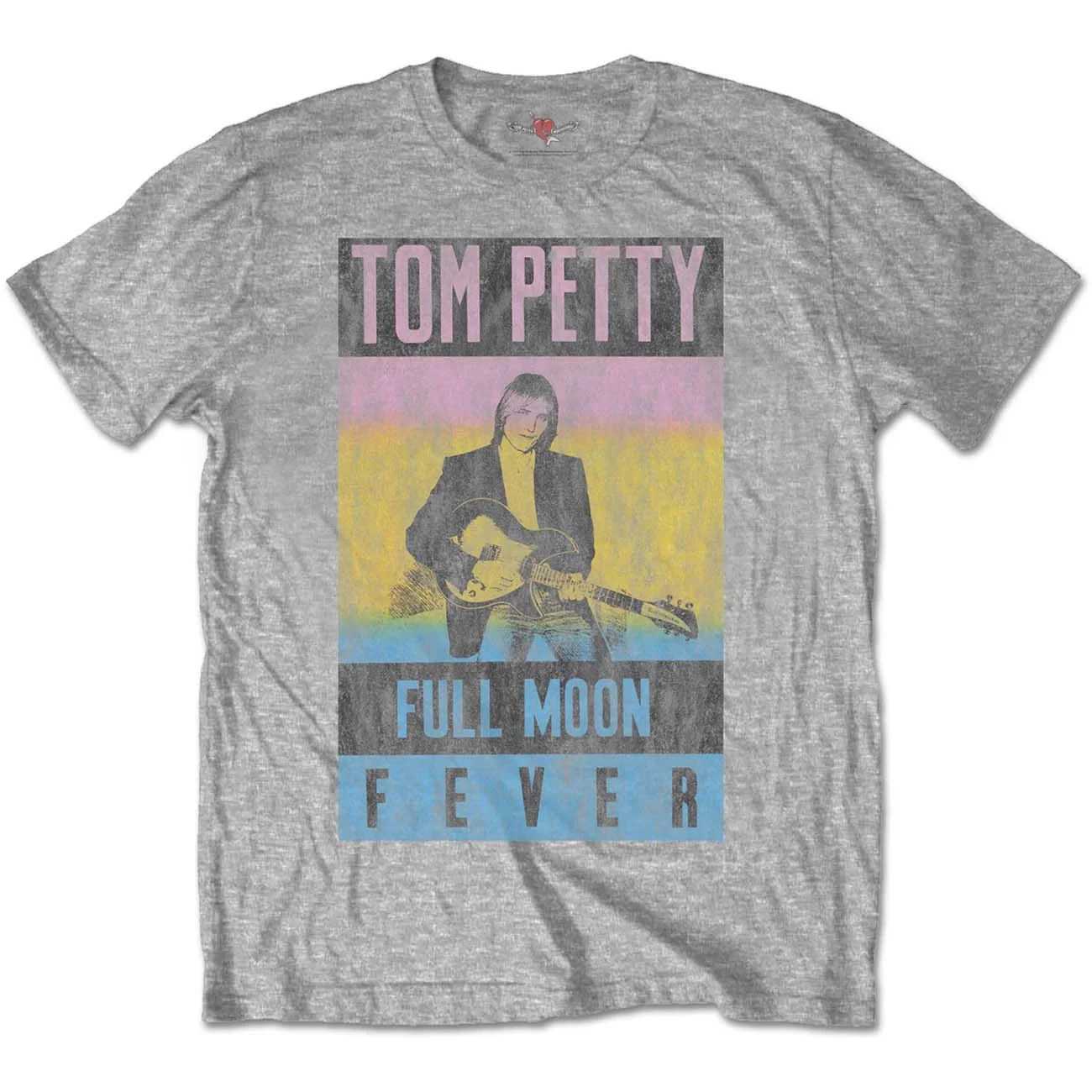 Tom Petty & The Heartbreakers T-Shirt: Full Moon Fever (Soft Hand Inks) OFFICIAL