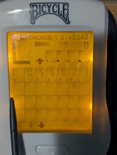 Bicycle Illuminated 2 in 1 Solitaire Handheld Electronic Game Tested Working - Picture 4 of 13